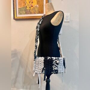 Handmade crochet purse